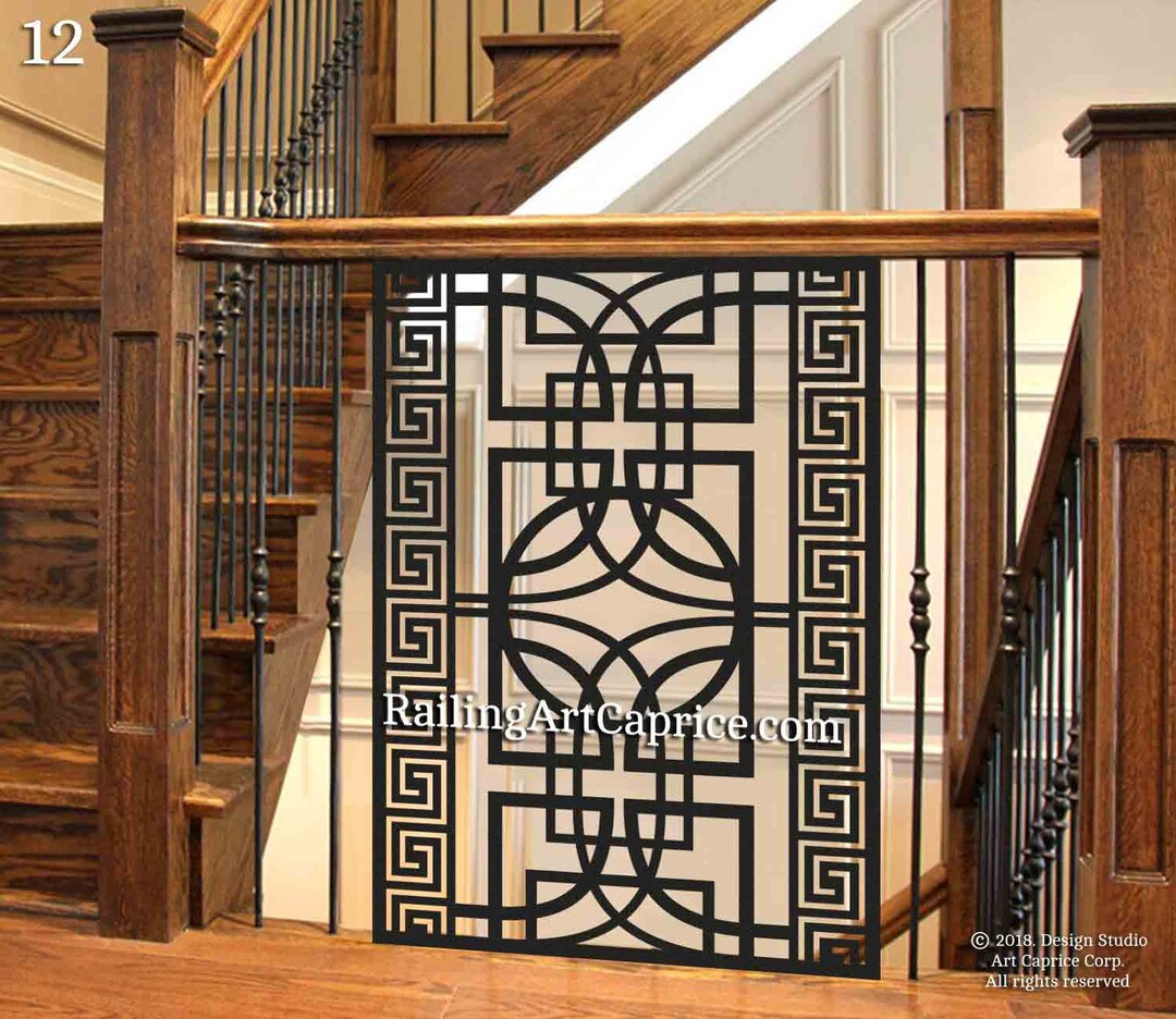 Modern House Customized Iron Stair Railing Design - China Railing