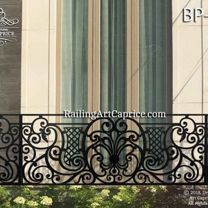 Juliet Balcony | Metal Railing Panel | Balcony Insert | Deck Panel | Privacy Screen | Fence | Custom Order | Outdoor or Indoor