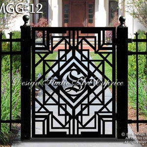 Custom Metal Entry Gate / Artistic & Unique Design / Made-to-order / Laser Cutting (12)