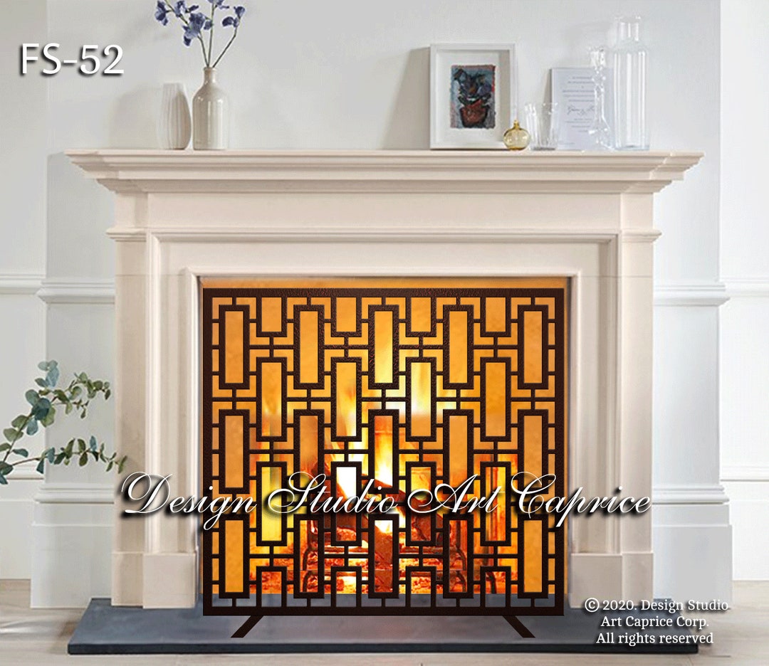 Decorative Fireplace Screen for Electric /gas Fireplace Decorative Fireplace Screen for Electric /gas Fireplace