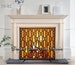 Fireplace Screens / Home Decor / Personalized / Contemporary / Laser Cut Metal Art / FS-52