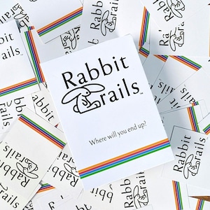 Rabbit Trails – The Hilarious Wordplay Card Game | Fun Party Game for Families, Friends & Game Night | Fast-Paced, Creative Word Association