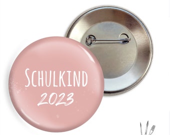 Button "Schoolchild 2023" | Pin for clothes | Pin by kunstundkegel | Gift