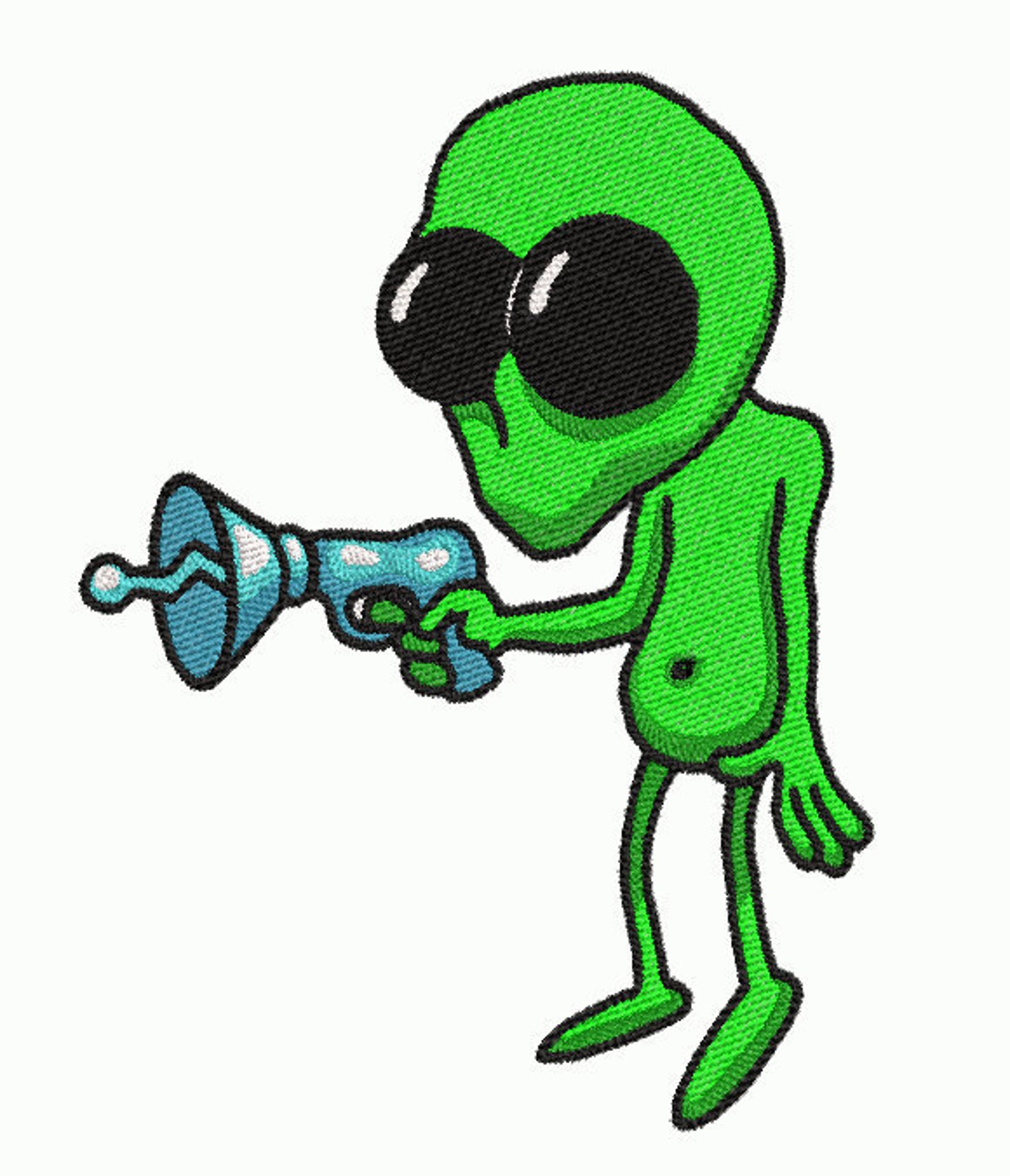 Alien Embroidery Pattern