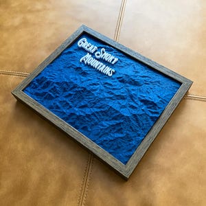 Great Smoky Mountains National Park | Topographical Display