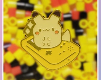 Pikachu Gameboy Enamel Pin Kawaii