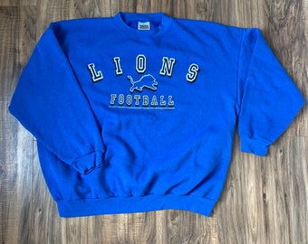 detroit lions vintage sweatshirt