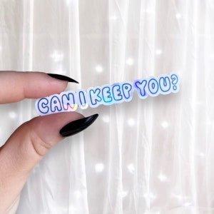 Casper Can I Keep You Movie Sticker 90s Holographic Ghost Notebook