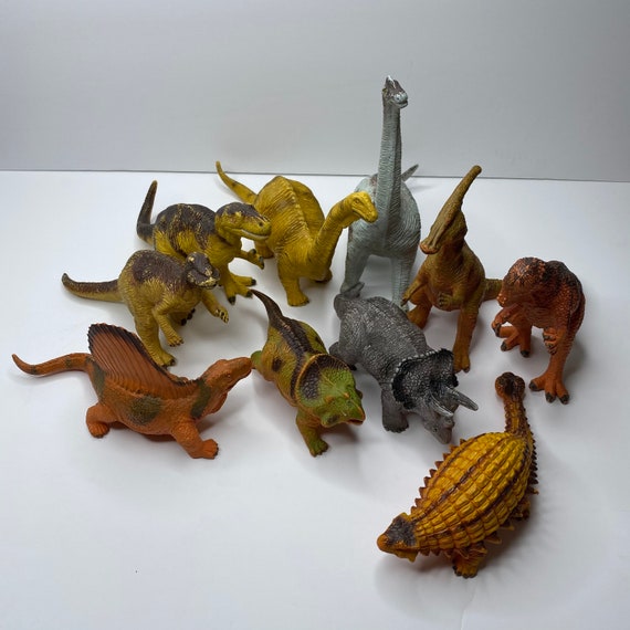Dinosaur Figure Lot UKRD 1991 10 Piece Vintage Lot Toys 90s | Etsy