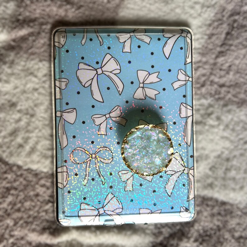 Kindle Case Insert Holographic Case Insert for Ereaders Coquette Bows