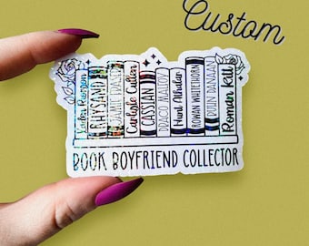 Custom Book Boyfriend Sticker | Holographic Vinyl Reading Inspired Sticker | Kindle Sticker | Bookish Gift | Sticker for Book Lovers