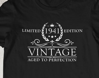 Chemise 1941 en édition limitée | Cadeau d'anniversaire 1941 | 1941 Cadeau | 83e anniversaire | Cadeau 83e anniversaire pour lui | Cadeau d'anniversaire pour papa | 83e cadeau