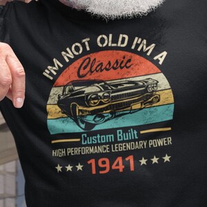 Camisa de cumpleaños 83 / Regalo de cumpleaños 83 / Camiseta de cumpleaños 83 / Hotrod 1941 / Regalo de cumpleaños 1941 para / Regalo de cumpleaños 83 para