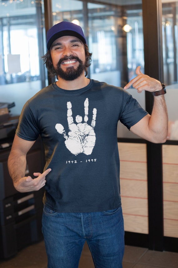 Grateful Garcia Etsy Vintage Handprint, Grateful Dead Dead, Grateful Tee, - Shirt, T-shirt Dead Jerry