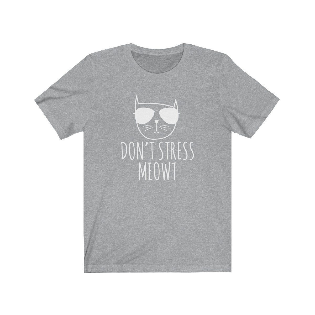 Don't Stress Meowt Funny Cat Shirt Cat Owner Gift | Etsy