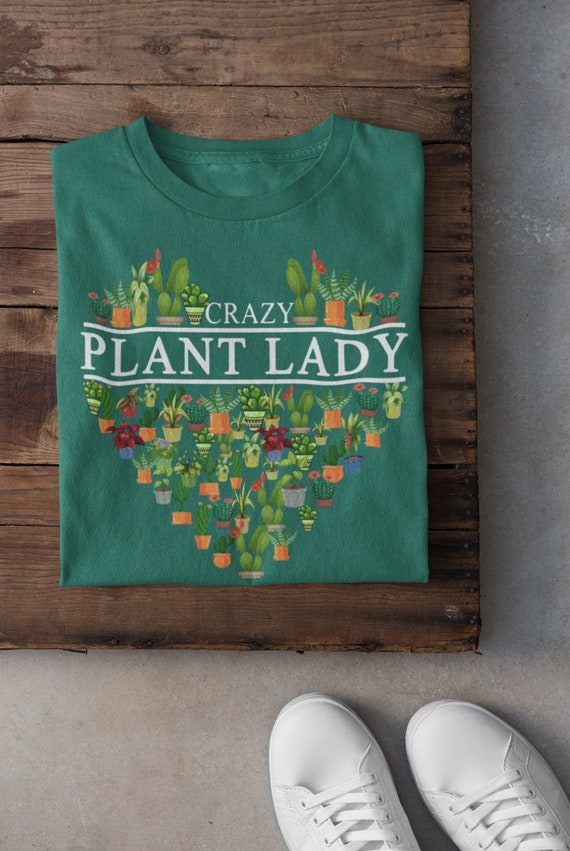 Lots Of Pots Crazy Plant Lady Tee | Plant Gift | Plant Lady Shirt | Plant Lady | Plant Shirt | Botanical Shirt | Plant Lover Gift |