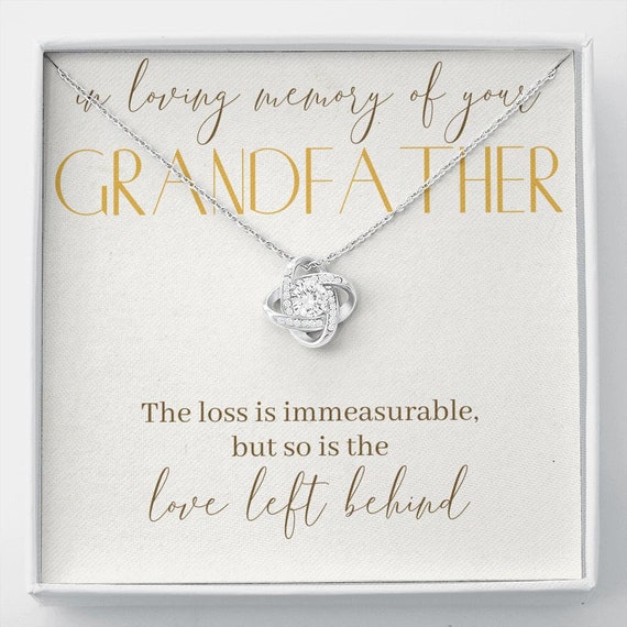 Grandfather Memorial Gift Loss of Grandfather Loss Etsy