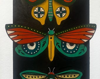 Original Moth Painting