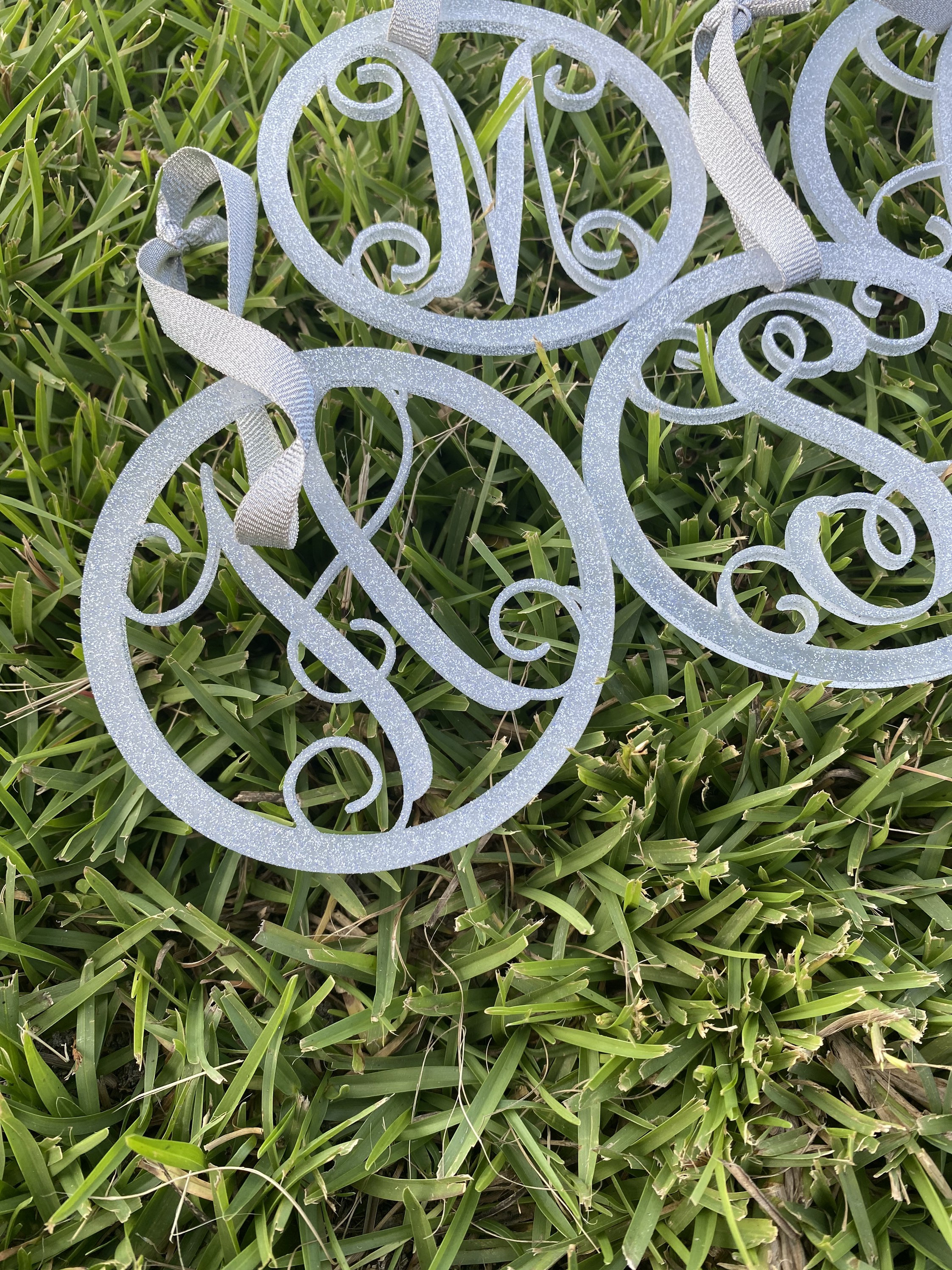 Fancy Script Monogram Ornament -entire Alphabet- DIGITAL FILES - Etsy