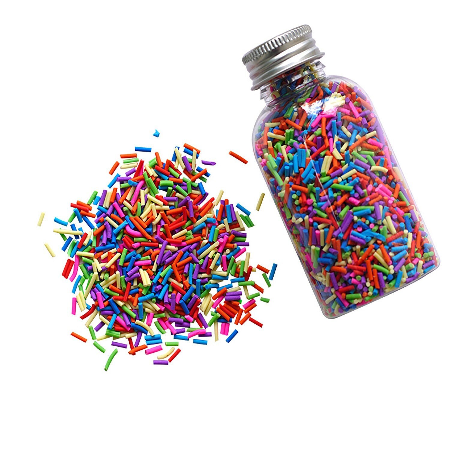 100 Grams Bulk FAKE SPRINKLES Wholesale You Choose Style Polymer Clay Fake  Food Sprinkles Diy Slime Filler Add Ins Phone Decoden Supplies 