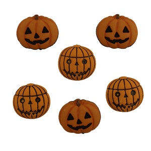 Botones en abundancia Botones de costura y manualidades para niños - Jack O&#39; Lanterns