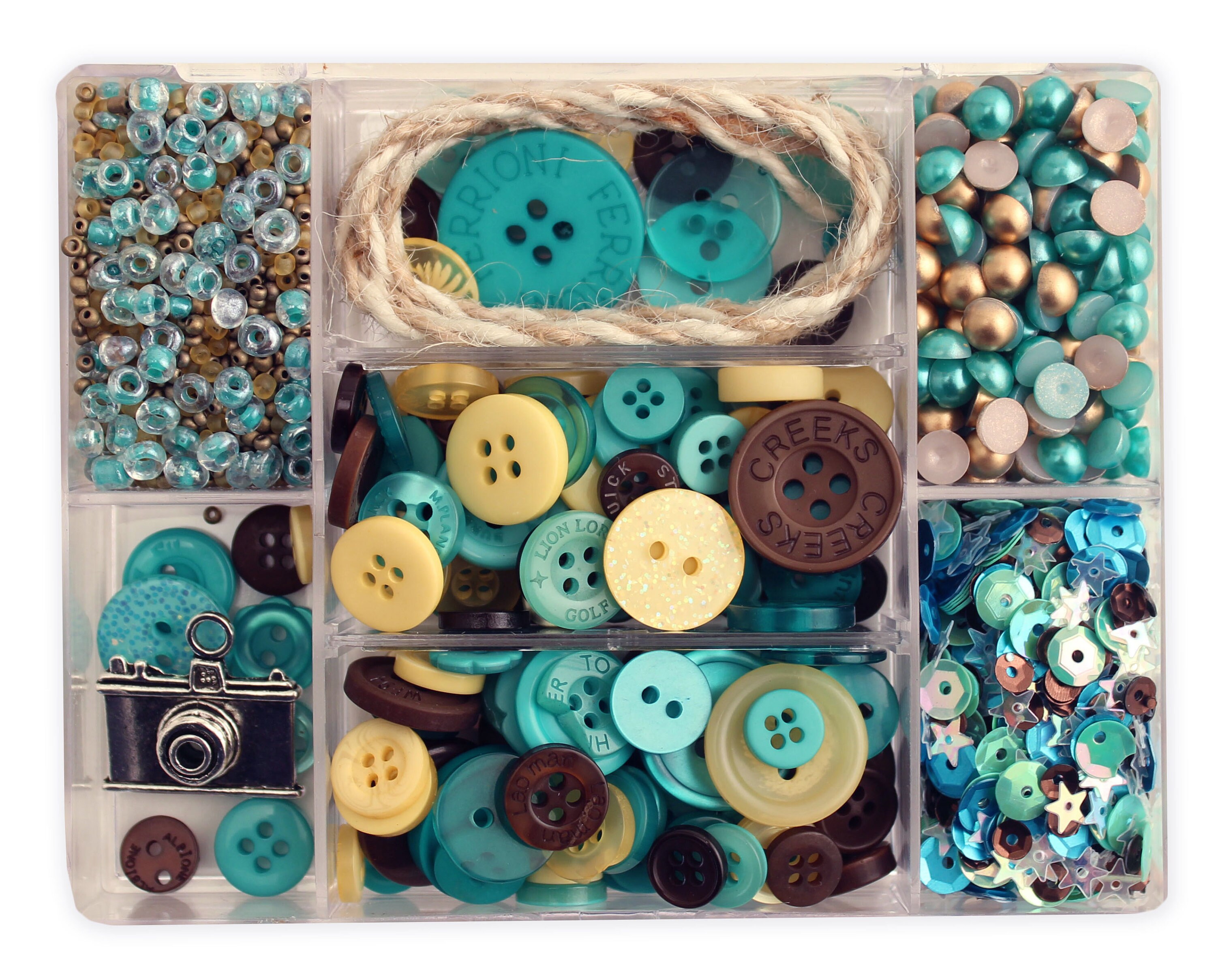 Buttons Galore Button Sequin Bead Trim Charm & Pearl Etsy