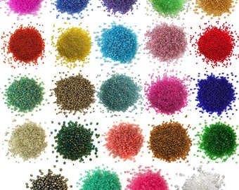 Wholesale Bulk Glass Seed Beads for Crafts Jewelry Making | Tiny Beads | Beading Supplies