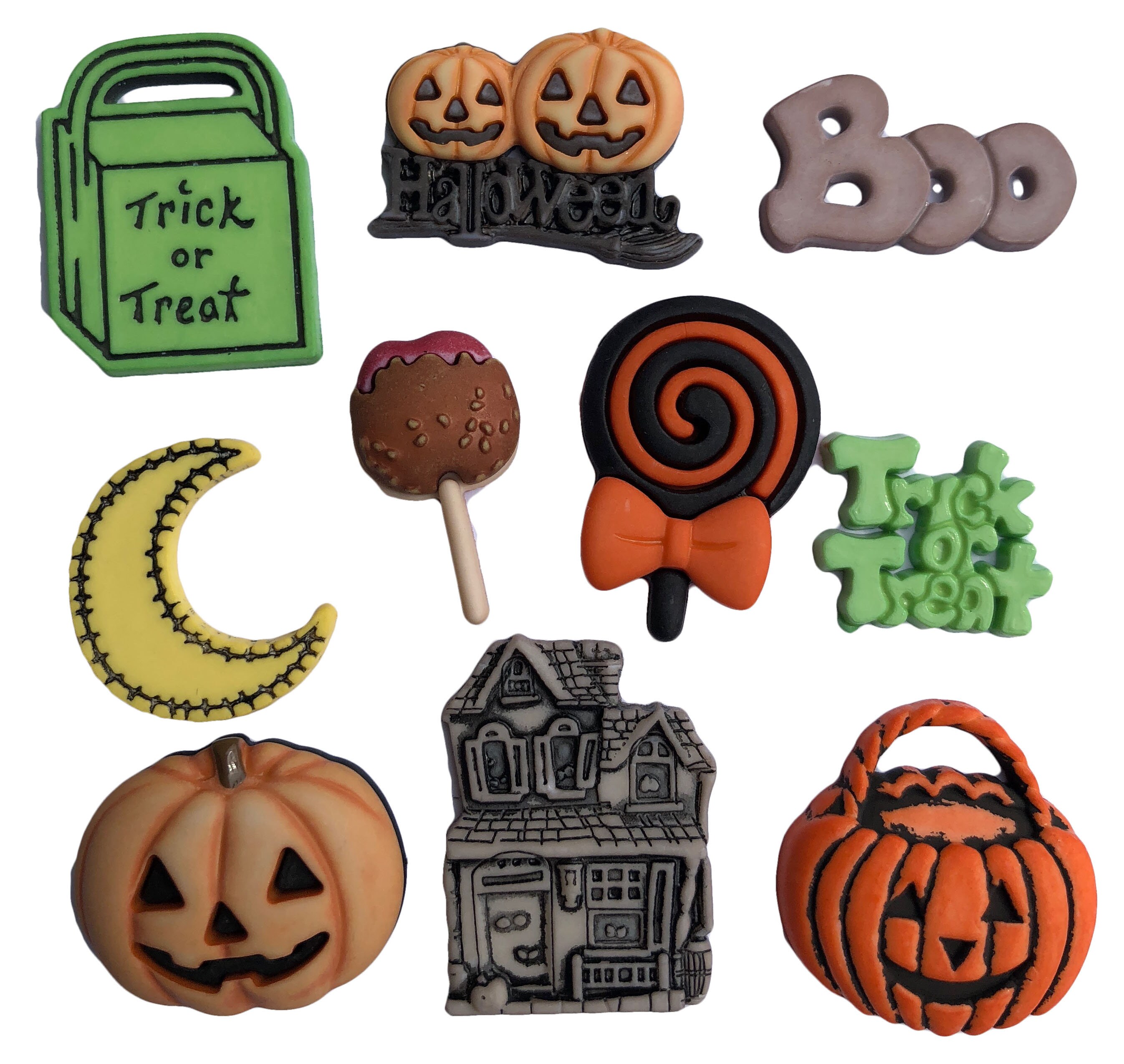 Buttons Galore 45 Halloween Buttons for Sewing & Crafts Set Etsy