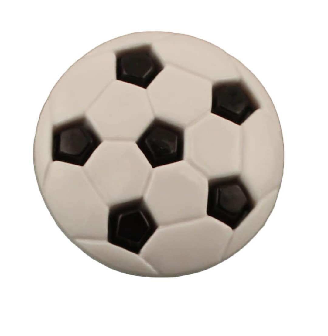 Buttons Galore Bulk Buy Craft & Sewing Buttons - Soccer Ball - Etsy