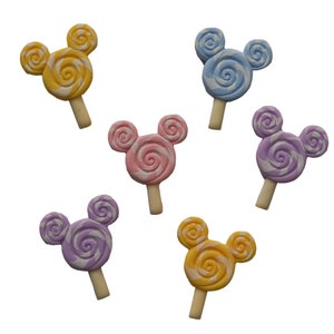 Lollipops Flat Back Embellishment Set - Buttons Galore Flatbackz