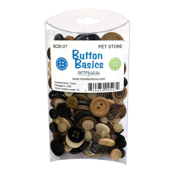 Buttons Galore Bottoni A Tema Mele In Plastica Multicolore - Confezione Mista Per Cucito E Scrapbooking