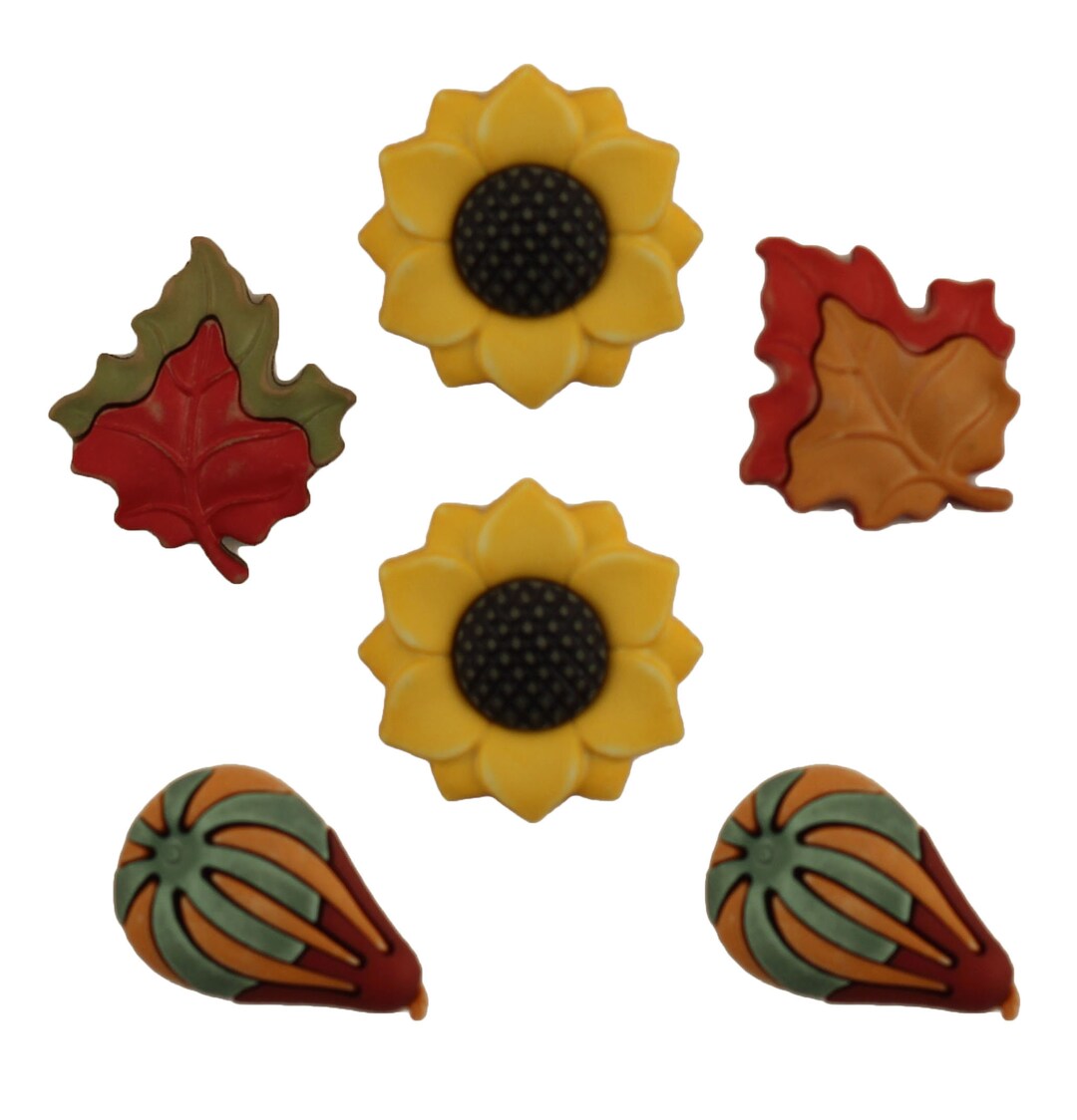 Buttons Galore Assortment of 3D, Hand Dyed and Hand Painted Craft ...