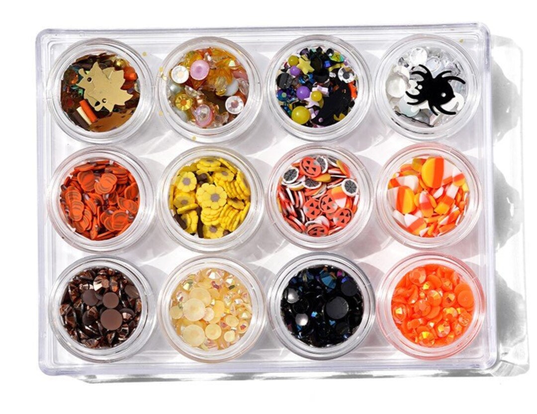 Fall Halloween Embellishment Assortment - Buttons Galore - for Crafts ...