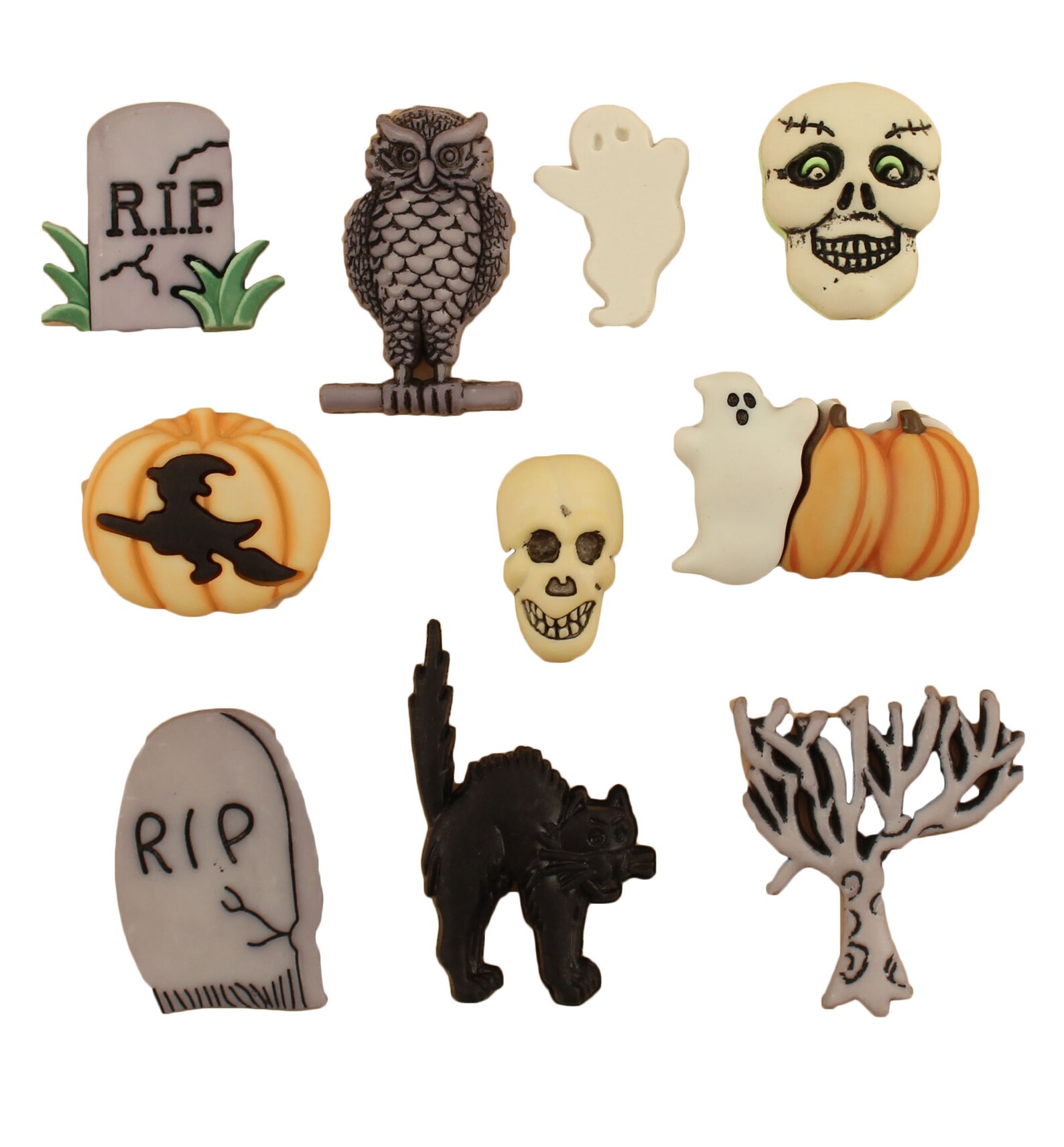 Buttons Galore 45 Halloween Buttons for Sewing & Crafts Set Etsy