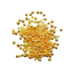 Buttons Galore Half Pearlz - Serenity Embellishments For DIY, Arts & Crafts