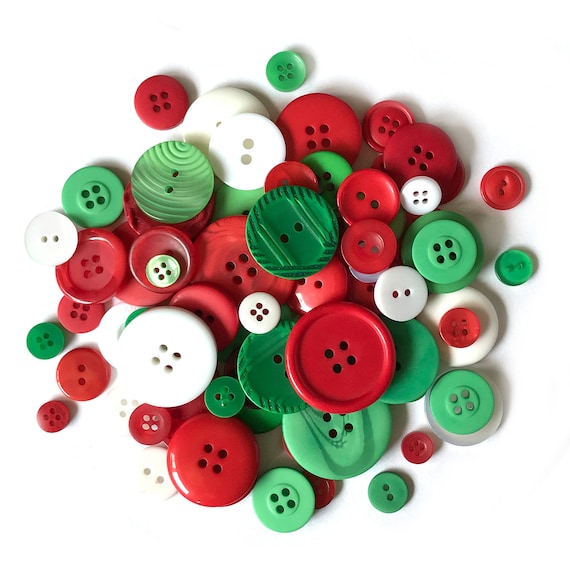 Buttons Galore Christmas Button Super Value Pack for Craft & Sewing DIY Projects