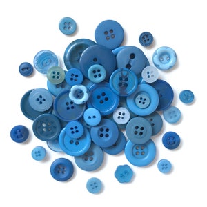 Blueberry Blue Craft Buttons: 200 Pcs, 4.5 oz, Sewing & Embellishing