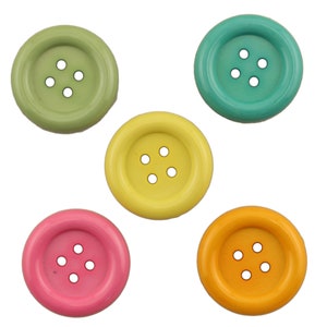 Buttons Galore Big Craft & Fashion Buttons - Groovy