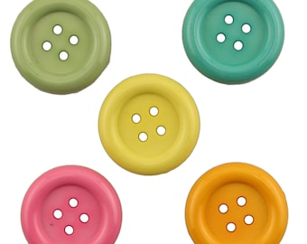 Buttons Galore Big Craft & Fashion Buttons - Groovy