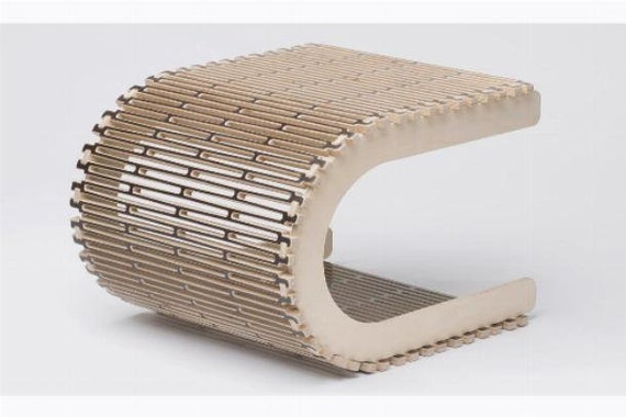 Digital Plan Bar Stool Digital Design Furniture 3 D Puzzle Chair Vector Cutting Plan is Suitable For Commercial Use Design For Laser CNC