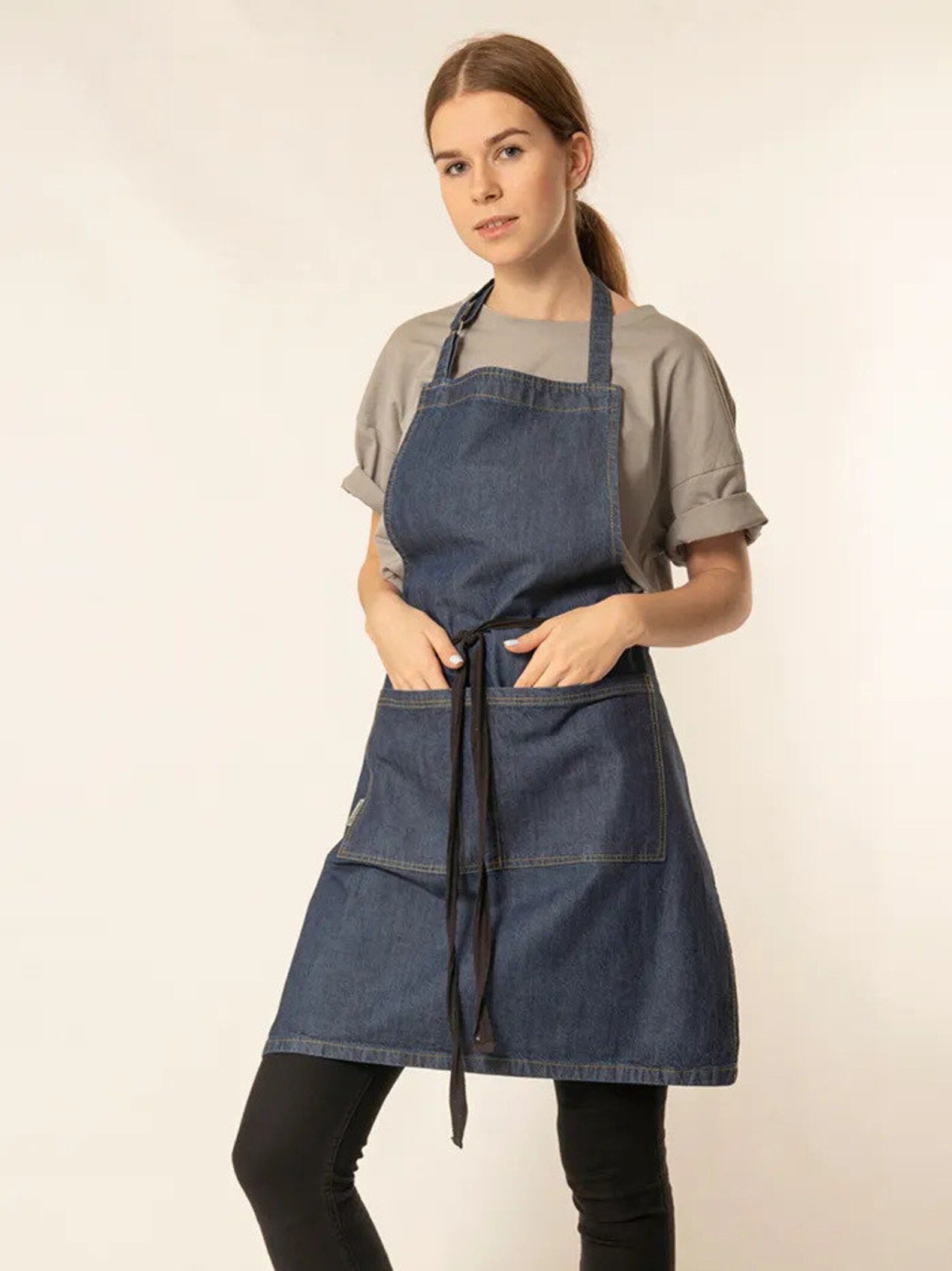 Smock Workwear Salon Apron Essential Worker Hairdresser Etsy