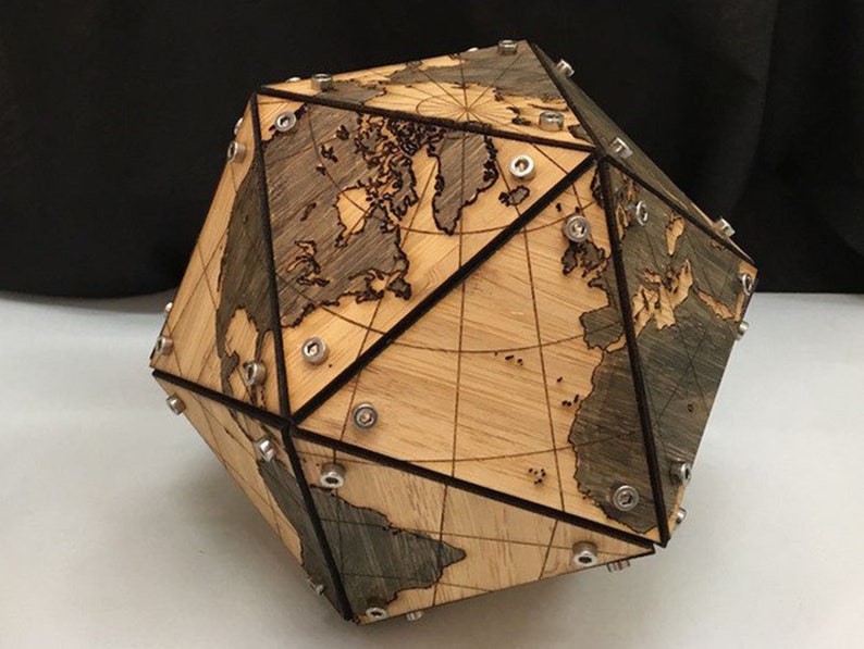 Digital Design Model Of The Globe CNC And CNC Milling Design For Laser Suitable For Mass Production Vector Plan For Laser Cutting 3D Puzzle