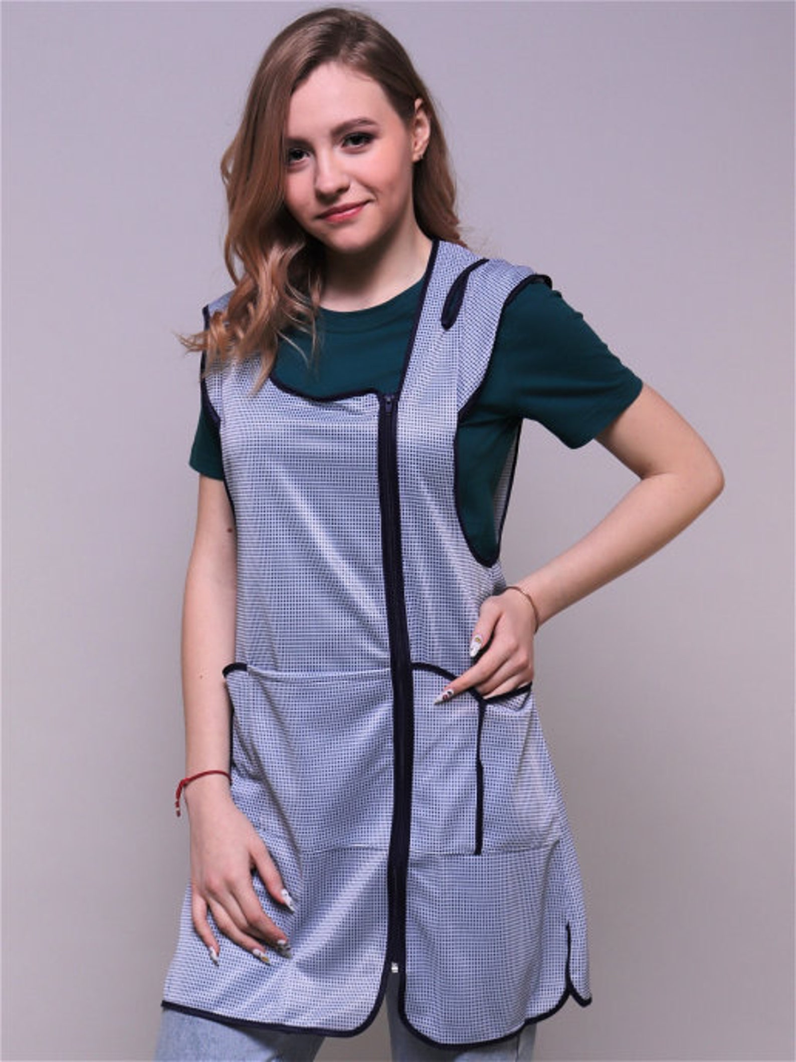 Smock Workwear Salon Apron Essential Worker Hairdresser Etsy