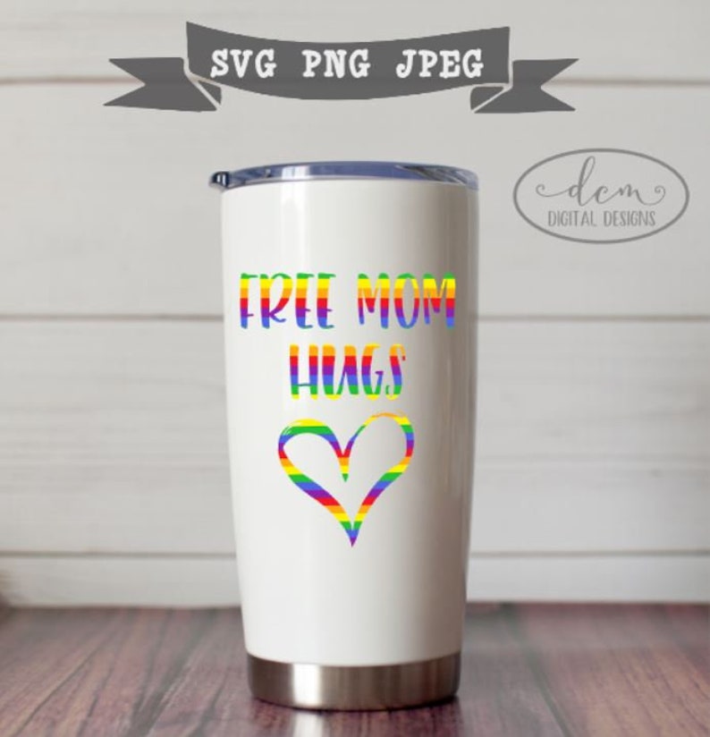 Download Free Mom Hugs rainbow SVG Awareness Pride Instant Download | Etsy