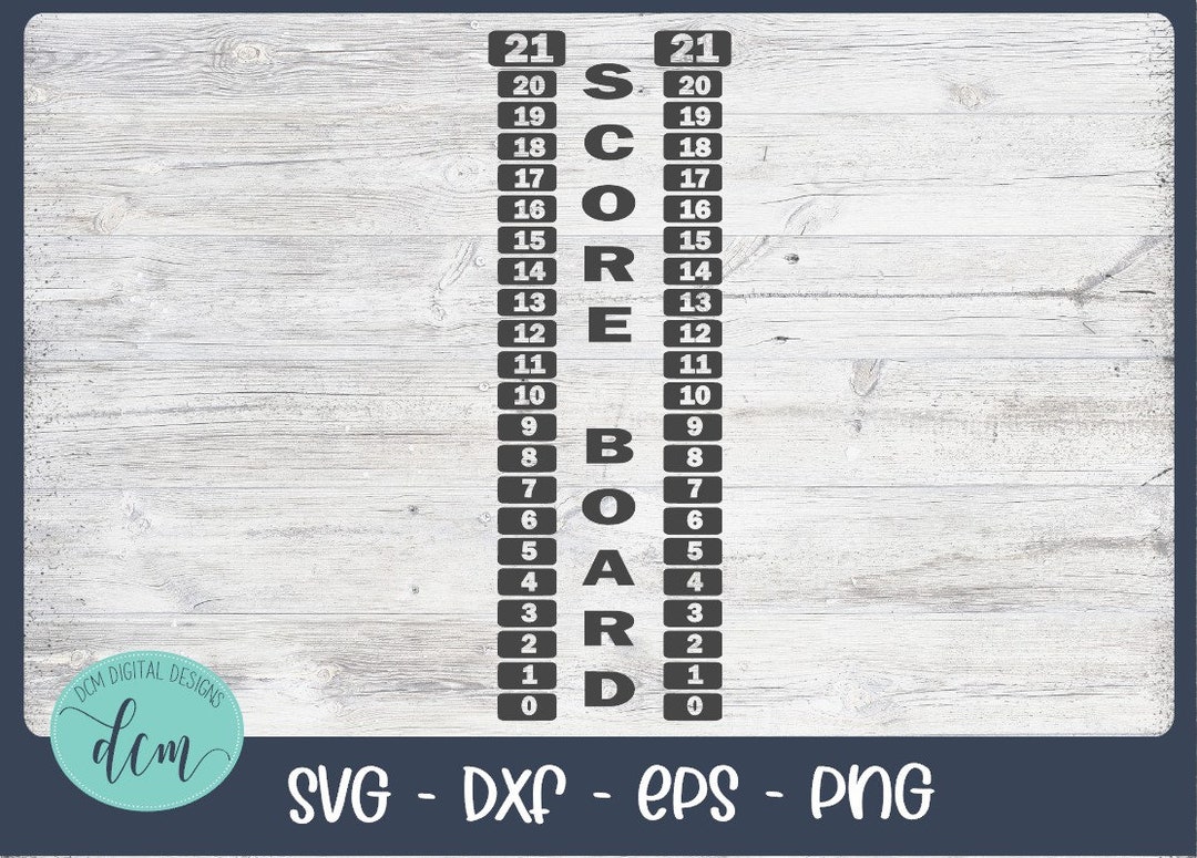 Cornhole Scoreboard SVG, Instant Download, Printable File, Yard Game, Score Board, PNG, Silhouette, Cricut - Etsy