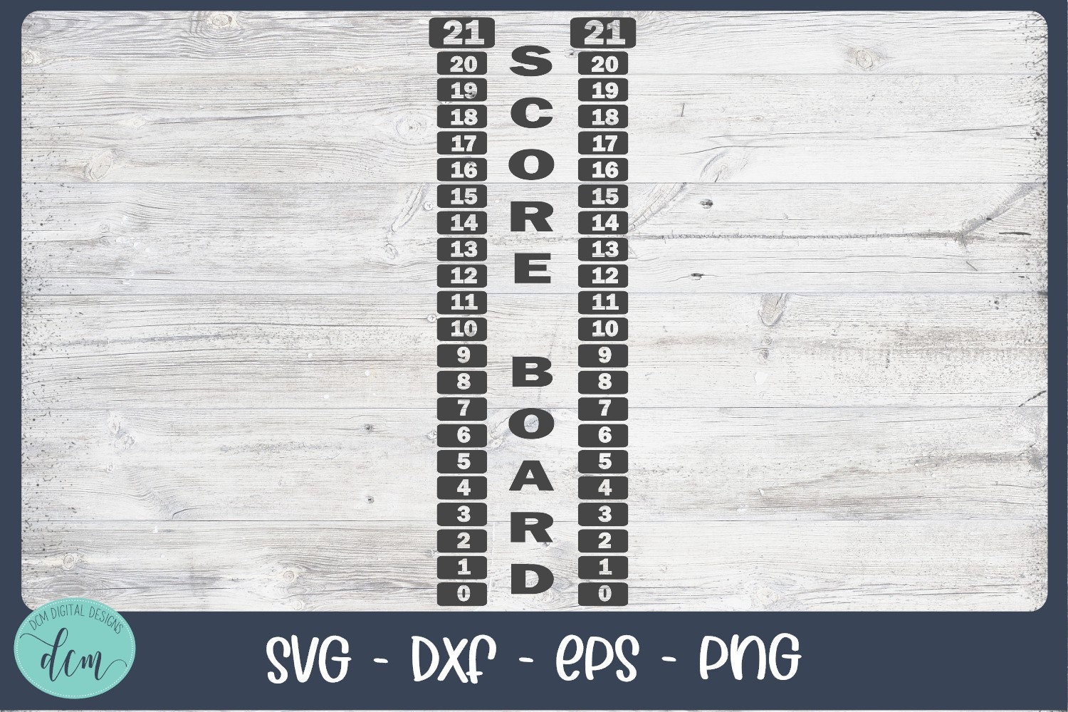 Cornhole Scoreboard SVG, Instant Download, Printable File, Yard Game