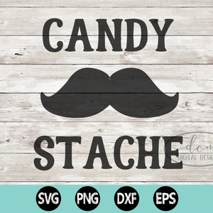 Candy Stache SVG, Stash, candy jar decal Teacher, Grandma, candy lover, Sublimation, Printable file, PNG, Silhouette, Cricut