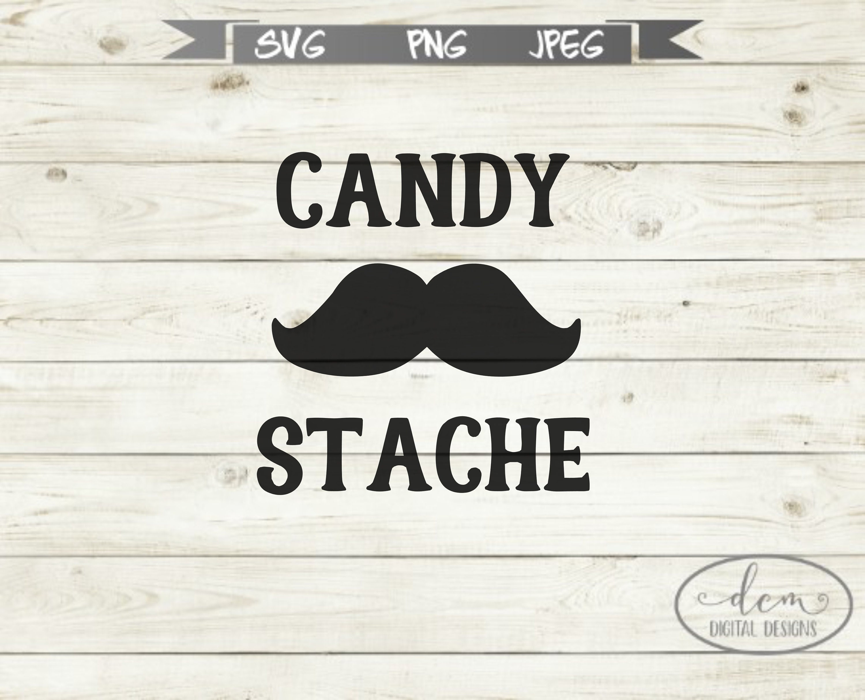 Candy Stache SVG Stash Candy Jar Decal Teacher Grandma Etsy Australia