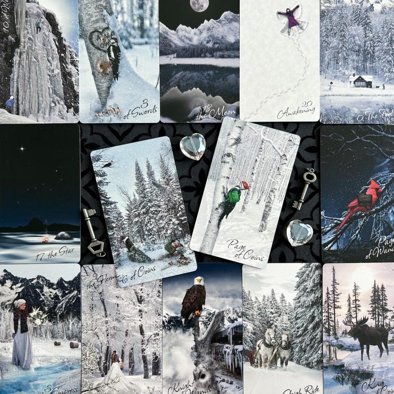 Jeu de tarot de la saison hivernale image 2