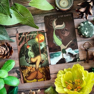 Baraja de Tarot de la Sirena Astral imagen 7